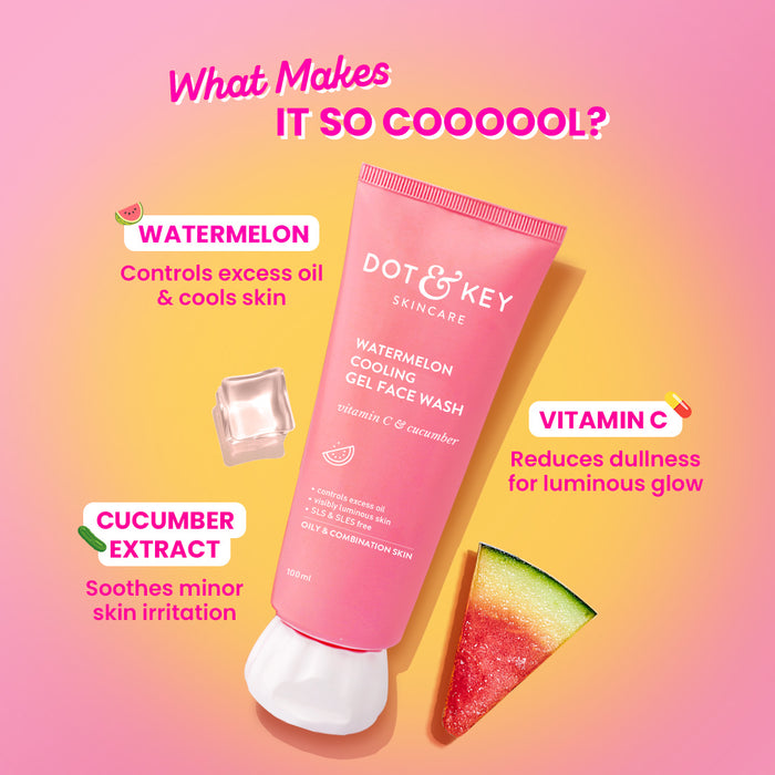 Watermelon Cooling Gel Face Wash