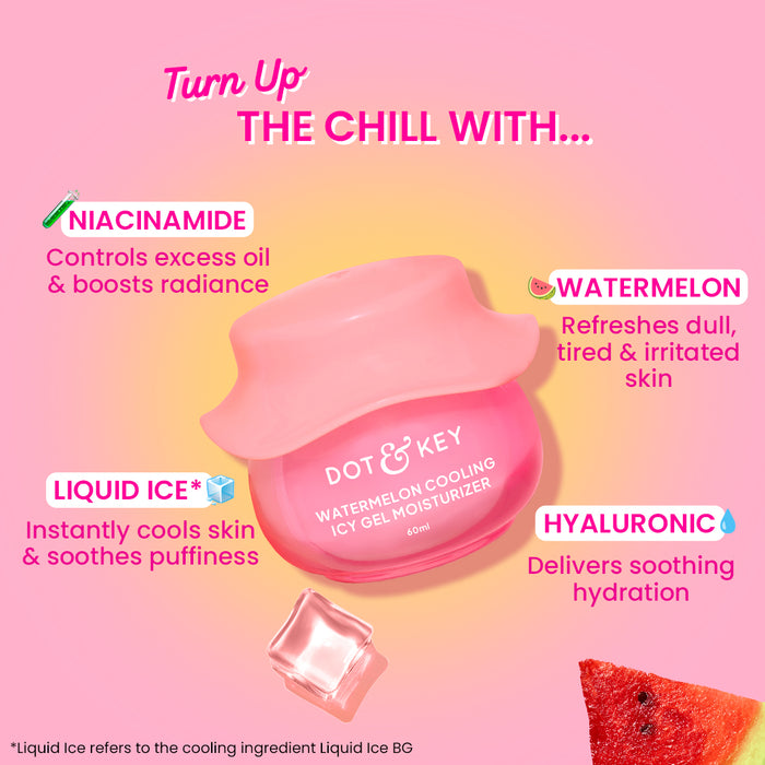 Watermelon Cooling Icy Gel Moisturizer With Hyaluronic