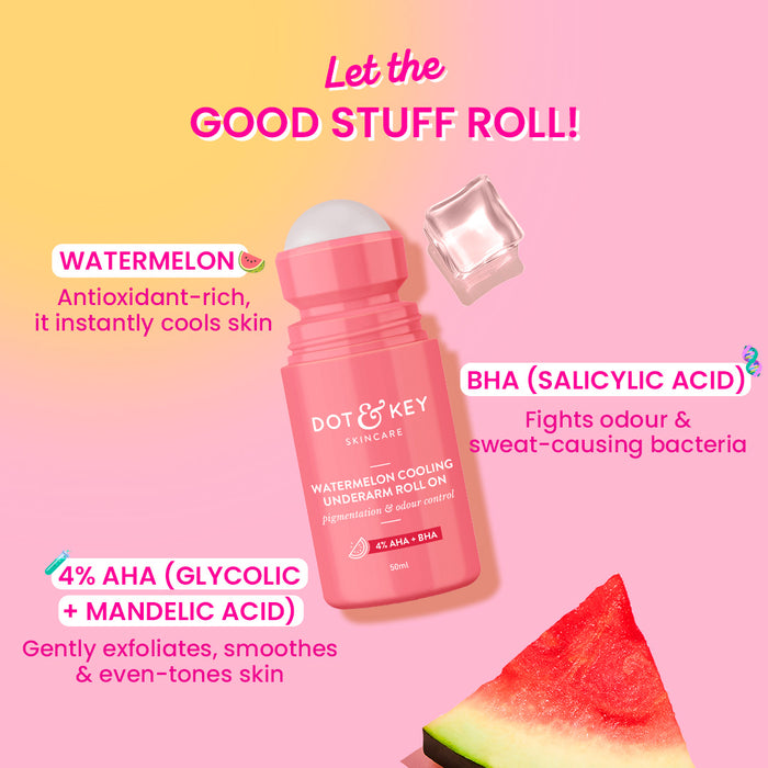 Watermelon Cooling Underarm Roll On Free