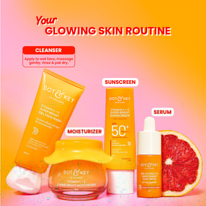 Vitamin C + E Gel Face Wash for Glowing Skin
