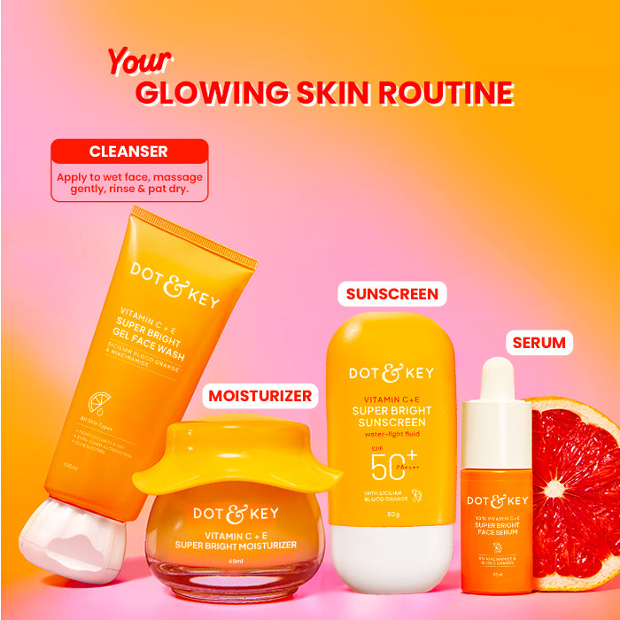 Vitamin C + E Gel Face Wash for Glowing Skin