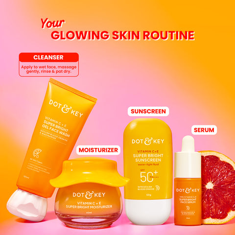 Vitamin C + E Gel Face Wash for Glowing Skin