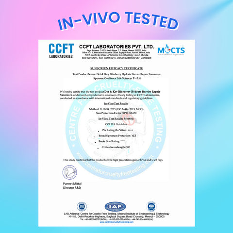 Barrier Repair Sunscreen, In-Vivo Tested SPF 50+ PA++++