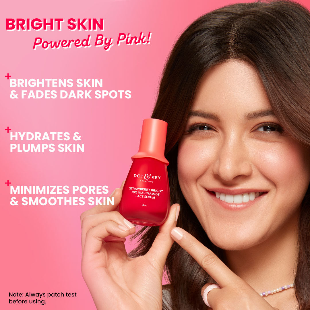 10% Niacinamide + Strawberry Brightening Face Serum
