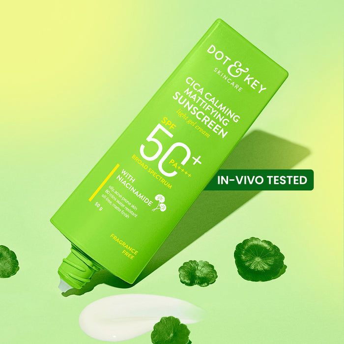 Cica + Niacinamide Sunscreen, In-Vivo Tested SPF 50+ PA++++