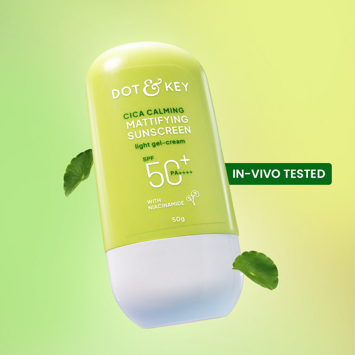 Cica + Niacinamide Sunscreen, In-Vivo Tested SPF 50+ PA++++
