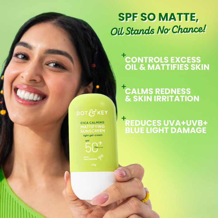 SPF 50+ Cica & Niacinamide Sunscreen - Pack of 2