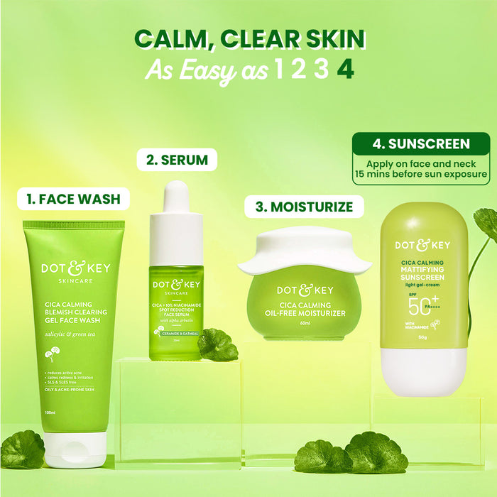 SPF 50+ Cica & Niacinamide Sunscreen - Pack of 2