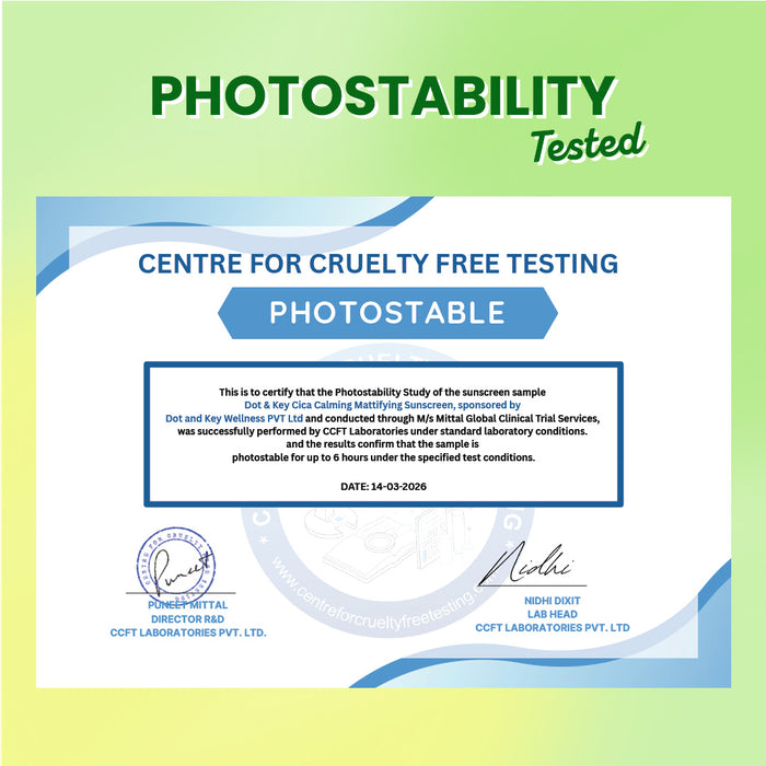 Cica + Niacinamide Sunscreen, In-Vivo Tested SPF 50+ PA++++