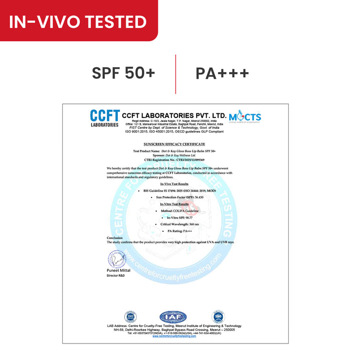 Vitamin C + E Brightening Lip Balm with SPF 50+