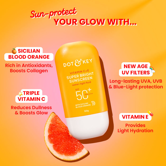 Vitamin C + E Sunscreen, IN-VIVO Tested SPF 50+ PA++++