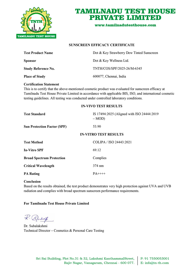 In Vivo SPF Testing Image