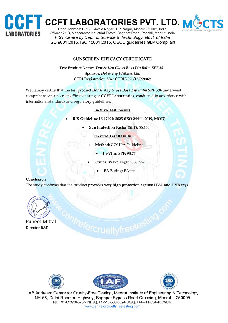 In Vivo SPF Testing Image