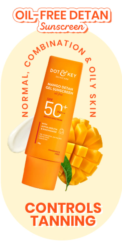 Mango Detan Sunscreen, In-Vivo Tested SPF 50+ PA++++