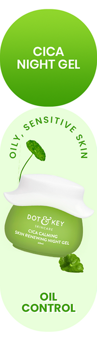 Cica Calming Night Gel (Niacinamide + Green Tea)