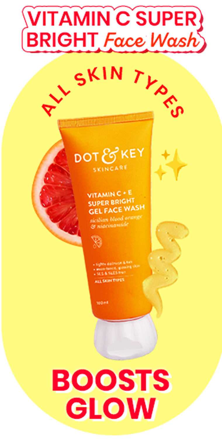 Vitamin C + E Gel Face Wash for Glowing Skin