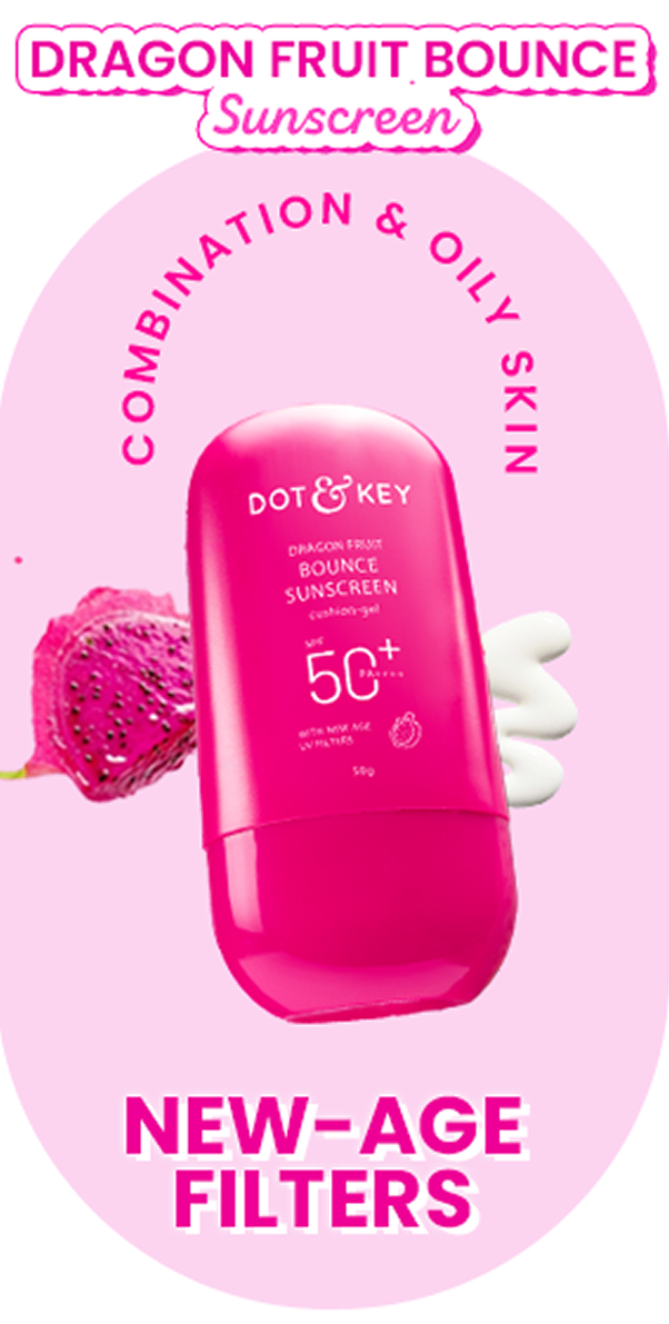 Dragon Fruit Bounce Gel Sunscreen SPF 50+ PA++++, With New-Age UV Filters