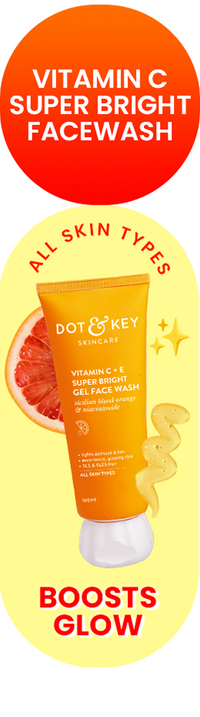 Vitamin C + E Gel Face Wash for Glowing Skin