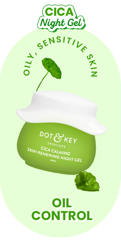 Cica Calming Night Gel (Niacinamide + Green Tea)