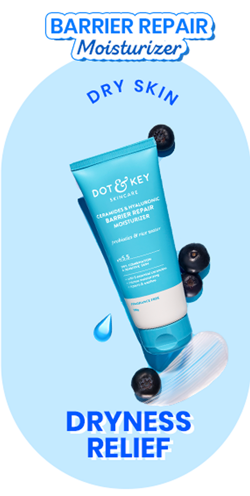 CICA + 5% Niacinamide Oil - Free Moisturizer for Dark Spots & Acne
