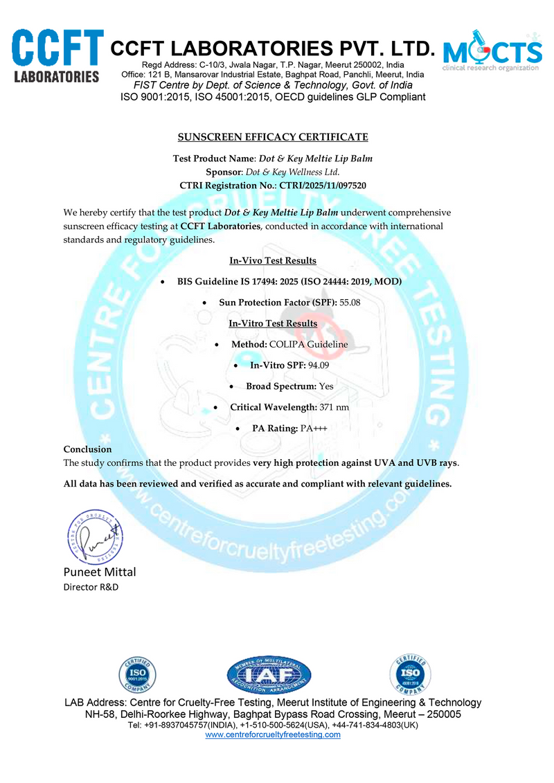 In Vivo SPF Testing Image