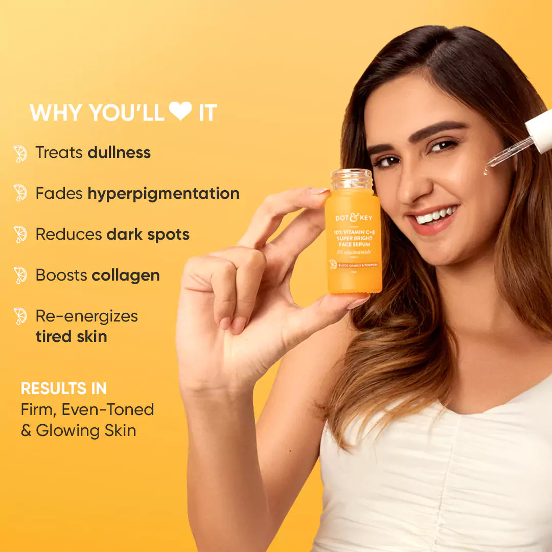 Vitamin C + E Serum for Hyper Pigmentation & Dark Spots Dot & Key
