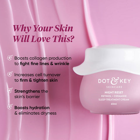 Night Reset Retinol + Ceramide Cream: 15 ml-FREE
