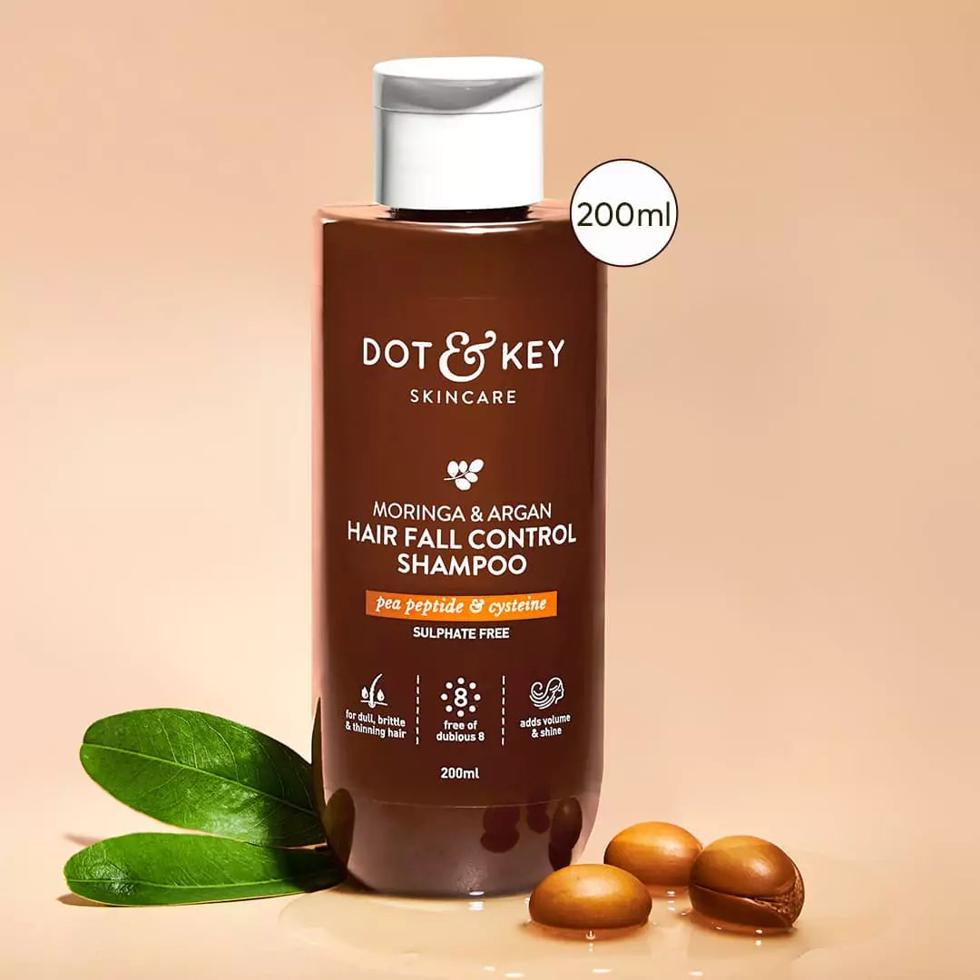 

Moringa & Argan Oil Shampoo for Hair Fall Control